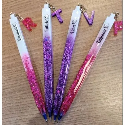 Caneta artística em resina