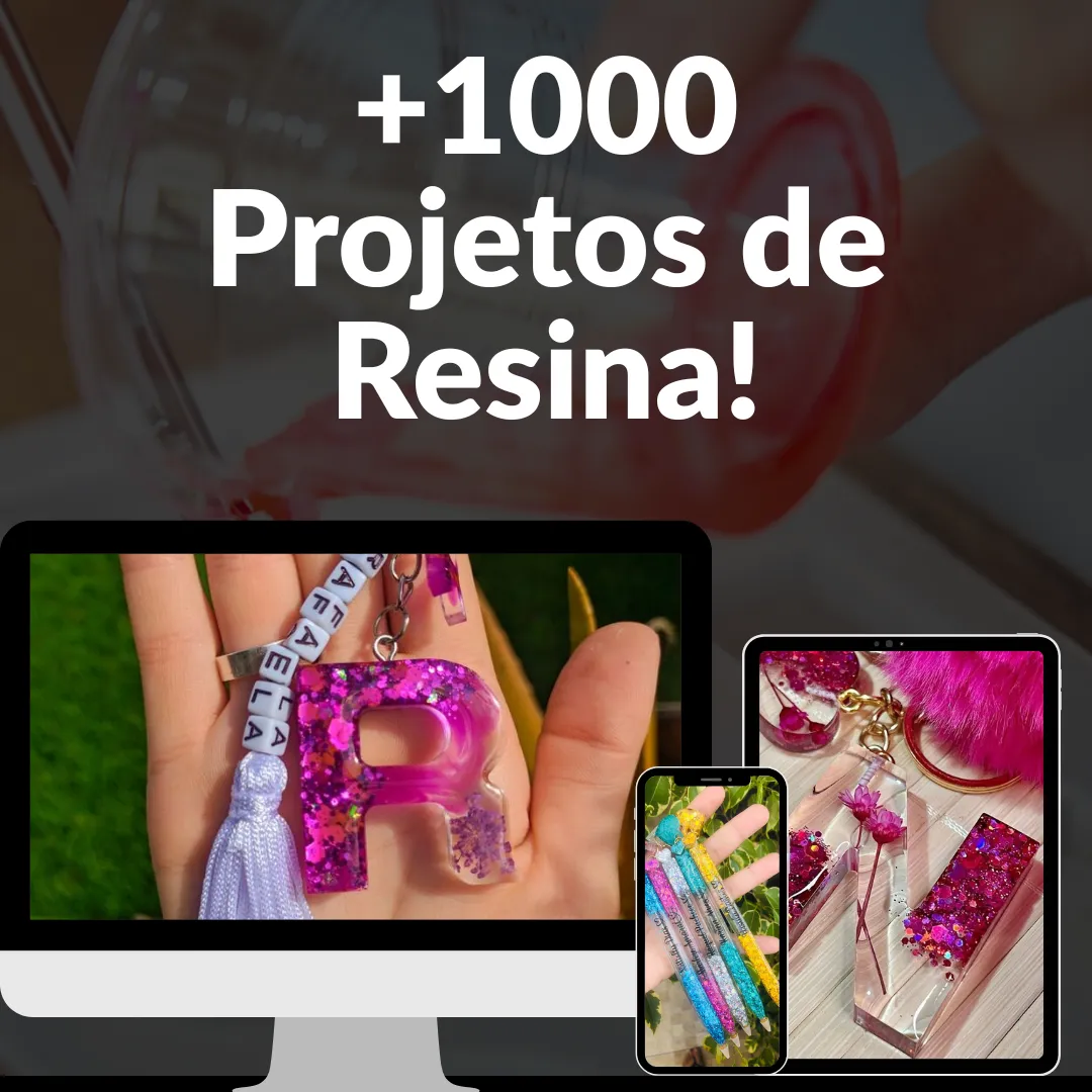 +1000 Projetos de Resina sem Erros